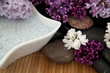 Lilacs and bath salt