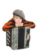 Boy wearing a cap