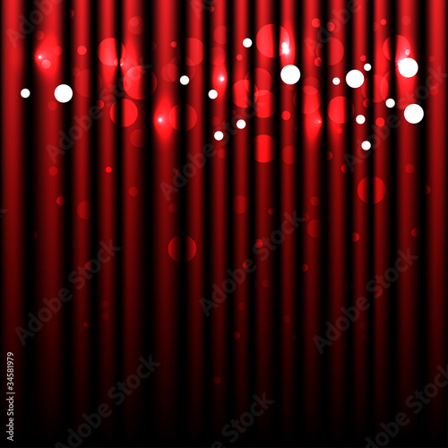 Vector: Sparkling Red Background - Curtain Sparkling Red Background - Curtain