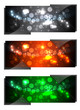 Shiny Sparkling Banners With Dark Glass - 2 Shiny Sparkling Banners With Dark Glass - 2