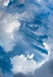 blue sky with clouds