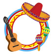 Frames with Mexican Symbols