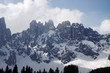 Dolomiten im Schnee