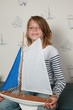 portrait enfant marin et voilier