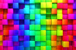 Rainbow of colorful boxes Rainbow of colorful boxes