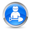 Bauarbeiter - Button