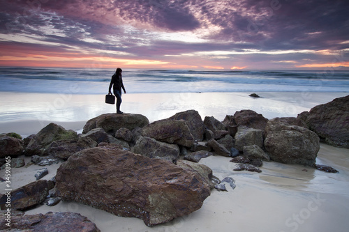 Photo: businesswoman and nature businesswoman and nature