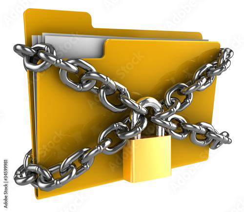 Illustration: locked folder locked folder