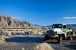 Old car in the ghost town of Balarat