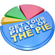 Get Your Piece of The Pie Chart Measuring Wealth and Riches