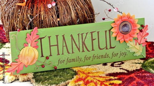 Photo: Thanksgiving decoration Thanksgiving decoration