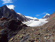 Glaciers Aktru, mountain Altai