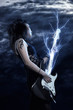Woman rock star
