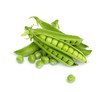 Fresh green peas. On a white background. Fresh green peas. On a white background.