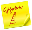 Haftnotiz - Erfolgsleiter
