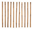 Bamboo sticks isolated on white Bamboo sticks isolated on white