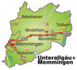 Landkreise Unterallgäu + Memmingen Variante1