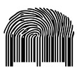 finger print with barcode
