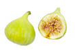 Two green figs