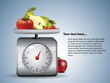 Photo en ligne au meilleur prix Kitchen Scale with fruits