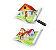 Maps with small houses