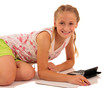 Pretty girl doing homework