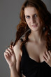 Adult redhead woman