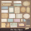 digital scrapbooking kit: aged paper