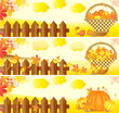 Autumn banners Autumn banners