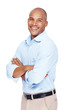 Photo: Satisfied young Afroamerican business man Satisfied young Afroamerican business man