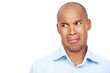 Young man making a silly face in fear