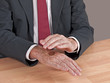 Photo: Heads or tails - UK businessman tossing coin Heads or tails - UK businessman tossing coin