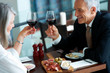 Mature couple celebrating anniversary