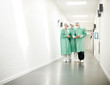 Team of doctors discussing a patients medical treatment