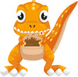 illustration cartoon dinosaur vector illustration cartoon dinosaur vector