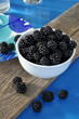 Brombeeren in Schüssel