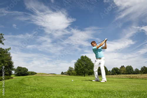 Foto: golf player golf player