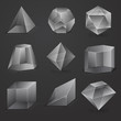 Vektor: Glass figures Glass figures