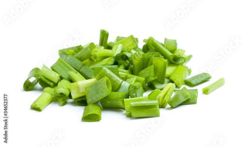 Photo: Fresh Chopped Leek Fresh Chopped Leek