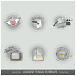 Design Elements: vintage icons set