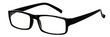 reading glasses isolated on white background