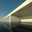 Modern house with swimming pool