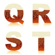 alphabet dark beer QRST