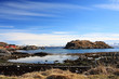 Boathouse by the sea in Finnmark in the north of Norway Boathouse by the sea in Finnmark in the north of Norway