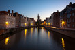 Photo: Canale a Bruges (Brugge), Belgio Canale a Bruges (Brugge), Belgio