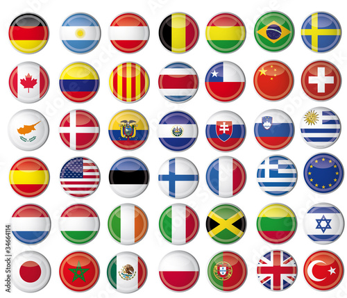 Vector: BANDERAS PAÍSES BANDERAS PAÍSES