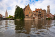 Photo: Canale a Bruges (Brugge), Belgio Canale a Bruges (Brugge), Belgio