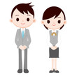 男性社員と女性社員