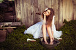 lonely bride at one with their life problems.
