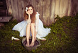 lonely bride at one with their life problems.